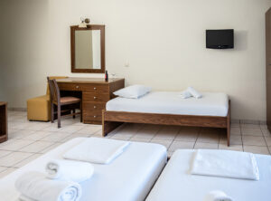 Triple room (1 double & 1 single bed or 3 single beds)